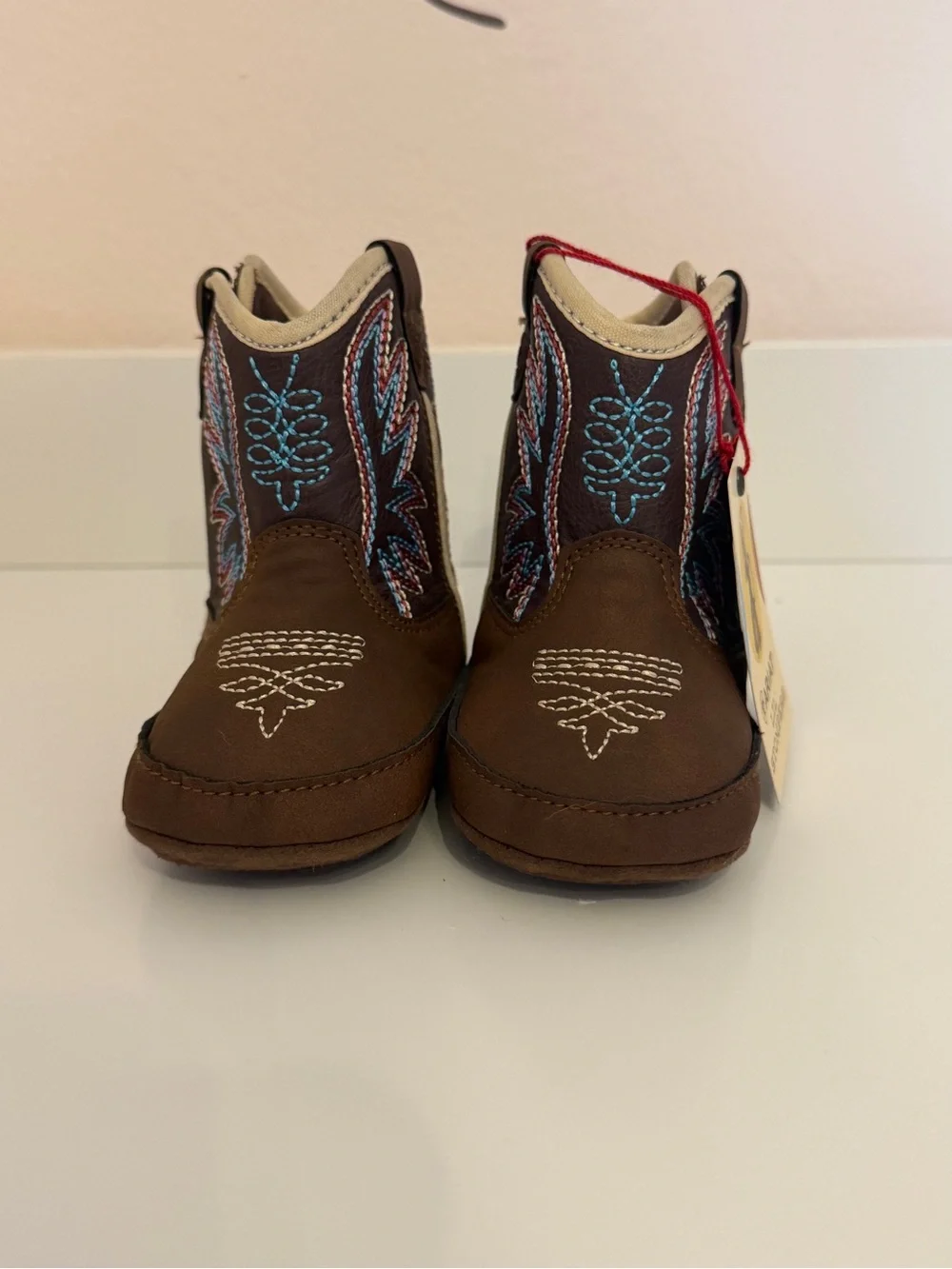 Ariat Lil’ Stompers Baby Cowboy Boots Size 2C